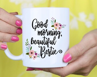 Personalized Gift - Bestie Best Friend Personalized Christmas Mug - Christmas Gift - Gift- Birthday Mug Gift - Coffee Mug Gift Tea Mug Gift