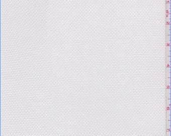 White Pique Sweater Knit, Fabric By The Yard