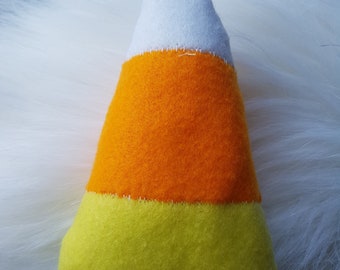 Candy Corn Felt Plushie