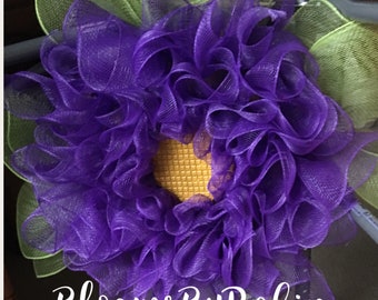 Blooming Purple Fun Flower
