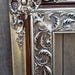 Baroque Style Frame, antique silver, wedding frame,colonial decor, french decor frames, shabby chic frame, Wood picture frame