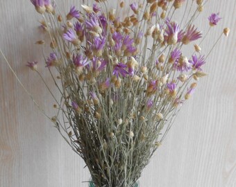 Bunch of dried wild flowers, Rustic arrangement , Flower bouquet, Natural materials, DIY Crafts, Cottage decoration , Green bunch wild