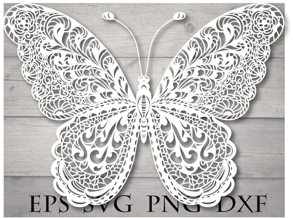 Download Mandala butterfly svg / zentangle butterfly svg / butterfly
