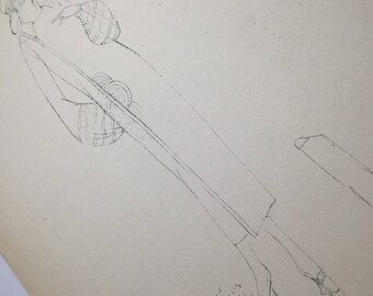 1920’s Fashiom Sketch Print Ethel Rabin #516?