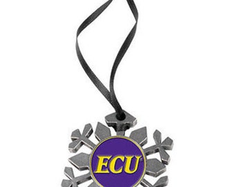 East Carolina Pirates Snowflake Ornament