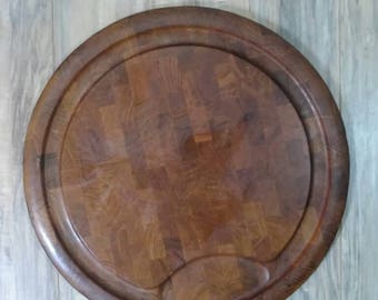 Rare Dansk Cutting Board, Designed by Jen Quistgaard, cutting board, Vintage Cutting Board, Teak wood, Rose Wood, Vintage