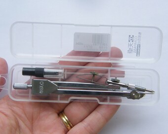 1 Compass drawing stationery set silver tone