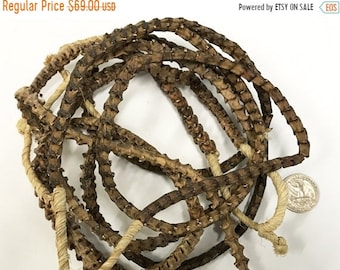 25% OFF Real Snake Vertebrae Bead Strands From Africa, 10mm x 9mm, 85 Vertera approx., Snake Bone Bead Strand - SnaVer