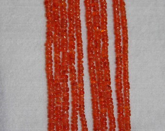 Carnelian, Carnelian Heishi, 4 mm, Smooth Heishi, Natural Stone, Semi Precious, Orange Heishi, Gemstone Bead, Full Strand, AdrianasBeads