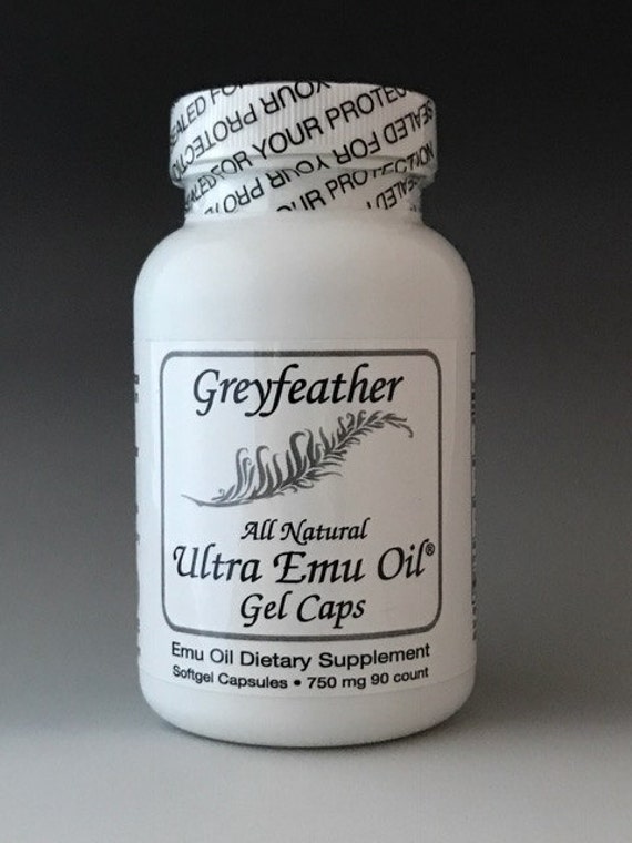 Greyfeather Ultra Emu Oil® Gel Caps