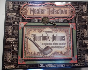 Sherlock Holmes Master Detective Mini Album PDF Tutorial