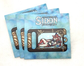 Prince Sidon BotW Legend of Zelda Zora 3" vinyl sticker
