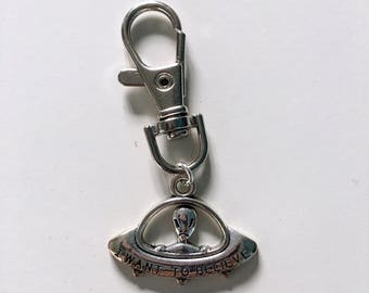 UFO I Want to Believe Keyring