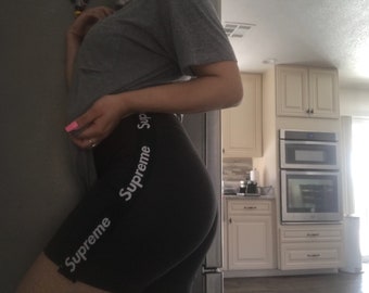 AUTHENTIC SUPREME reworked biker shorts