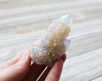 Angel Aura Spirit Quartz Crystal | #2