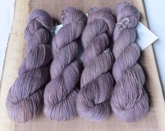 Soft Plum - 100% Hand Dyed Cashmere Lace Yarn