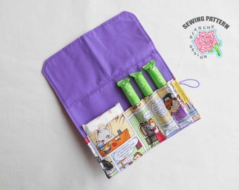 Pad & Tampon Holder PDF Sewing Pattern, Privacy Wallet PDF Pattern, Feminine Product Case Tutorial, Sanitary Pad Pouch PDF Sewing Pattern