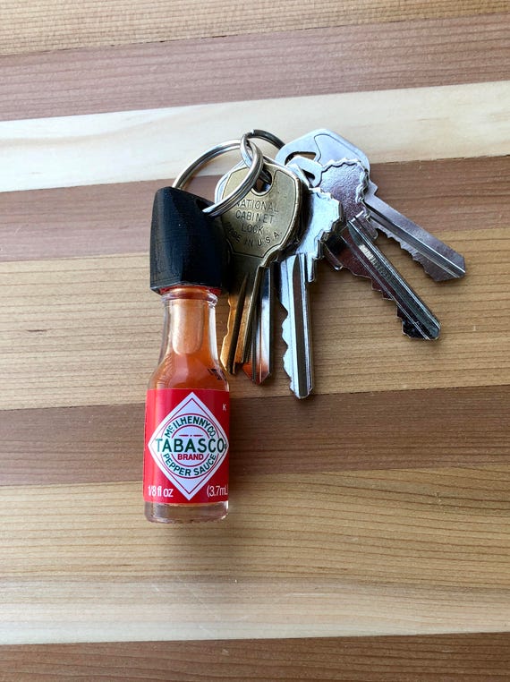 Tabasco Hot Sauce Keychain