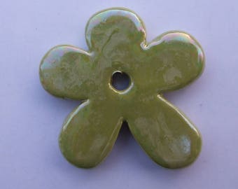 FLOWER CERAMIC LIME 50MM
