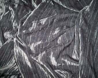 PASARI OTHEA CRINKLE Velvet Fabric Remnant Charcoal