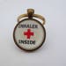 Medical alert, medical jewelry, inhaler inside, asthma jewelry, asthma warning,inhaler bag tag,inhaler case,sos, ICE,keyring,first aid