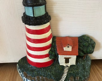 Vintage Cast Iron Lighthouse