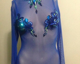 Sheer Delight Long Sleeved Body Suit
