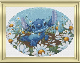 Disney Lilo Stitch Cross Stitch Instant Download