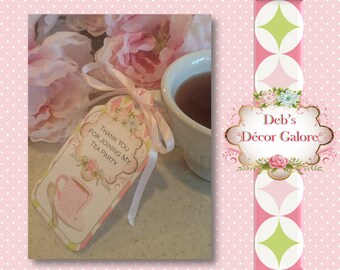 Printable tea bag | Etsy