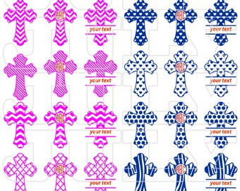 Cross SVG, Christian Svg Files, Cross Monogram SVG, Christian Cross Cut Files, Monogram Christian Svg, png, eps, dxf, Cross Monogram Frame