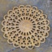 Raw Brass Filigree Findings Round 568 - 6 pieces