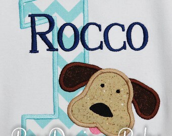 Dog Birthday Shirt, Puppy Birthday Shirt, Boys Dog Birthday Shirt, Boy Puppy Birthday Shirt, Puppy First Birthday Bodysuit, Boy 1st Birthday