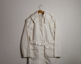 trench coat women Graphite RAW Ivory Jacket Coat Women Large Size