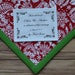 Large Quilt Labels | Personalized Sewing Labels | Knitting Labels | Personalized Quilt Labels | Custom Fabric Blanket Labels