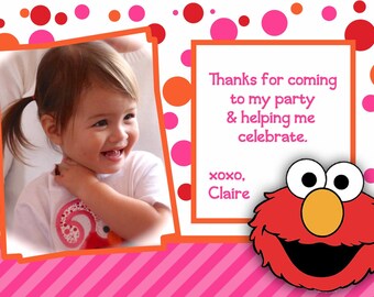 Elmo Sesame Street Thank You