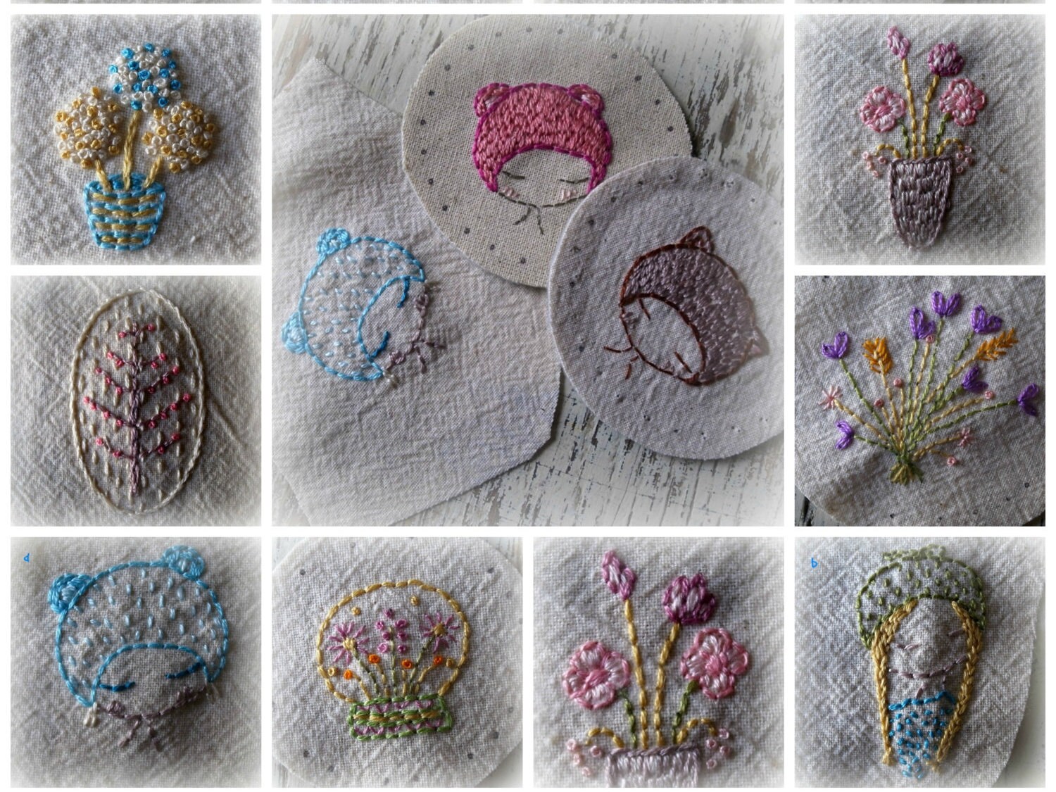Mini embroideries hand embroidery pattern pdf Mini embroideries hand embroidery pattern pdf