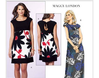 Dress by B5456 Butterick sewing pattern