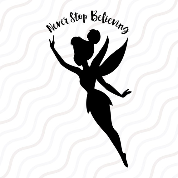 Download Tinkerbell SVG, Tinkerbell DXF, Tinkerbell Silhouette SVG ...