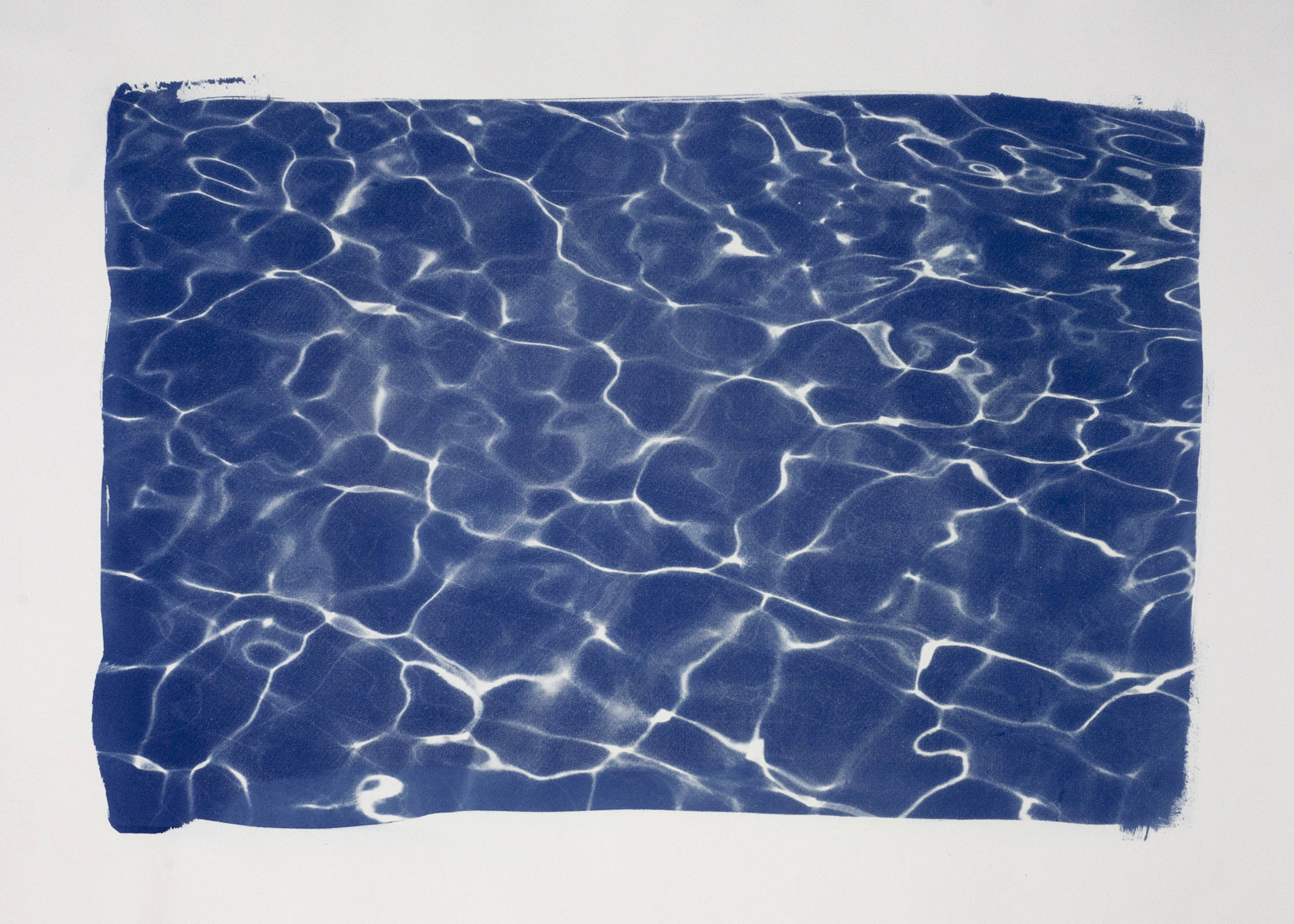 Swimming Pool Water Reflection Art, Wall Art Swimming pool decoration