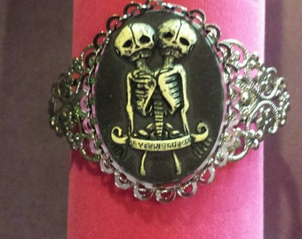 Conjoined twin adjustable bracelet Halloween time