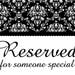 Reserved Listing for ann lucasky