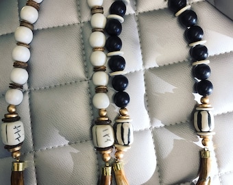 Ox Bone collar necklace