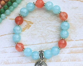 Gemstone Stretch Stacking Bracelet