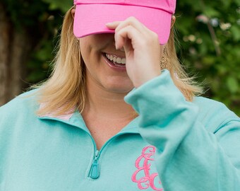 Monogram Hat, Monogram Baseball Hat, Womens hat, monogrammed hat, monogrammed cap, womens baseball cap, bridesmaids hats, bridesmaid gift