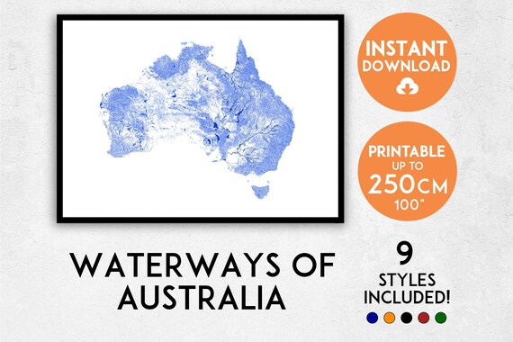 australia map print australia print australia map australia