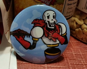 Undertale -- Papyrus -- 2.25" Pinback Button