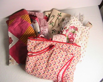Aprons, Set of 5 Aprons, Colorful, Vintage Aprons