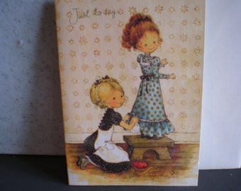 Vintage 1970's Unused Greeting Card - Thinking Of You