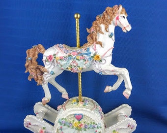 Victorian Carousel Rocking Horse Medium Glider