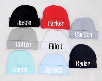 newborn boy hat personalized newborn boy hat personalized baby hat personalized baby boy hat newborn boy gift newborn boy stocking stuffer